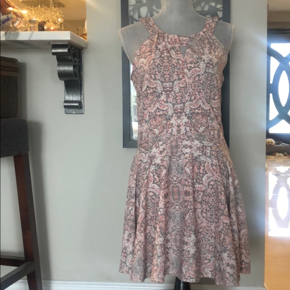 Pretty Print Dress size L by Blue Plate